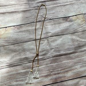 J Crew Tassel Necklace